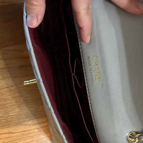 Source Unknown Elegant Gray Quilted Mini Bag - Picture 4 of 4